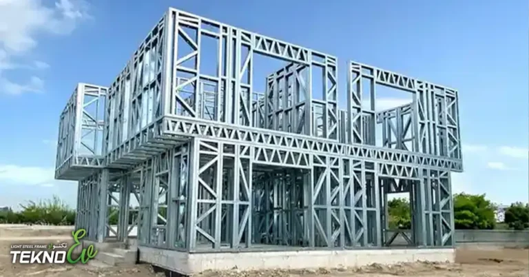 سازه ال اس اف در حال اجراء