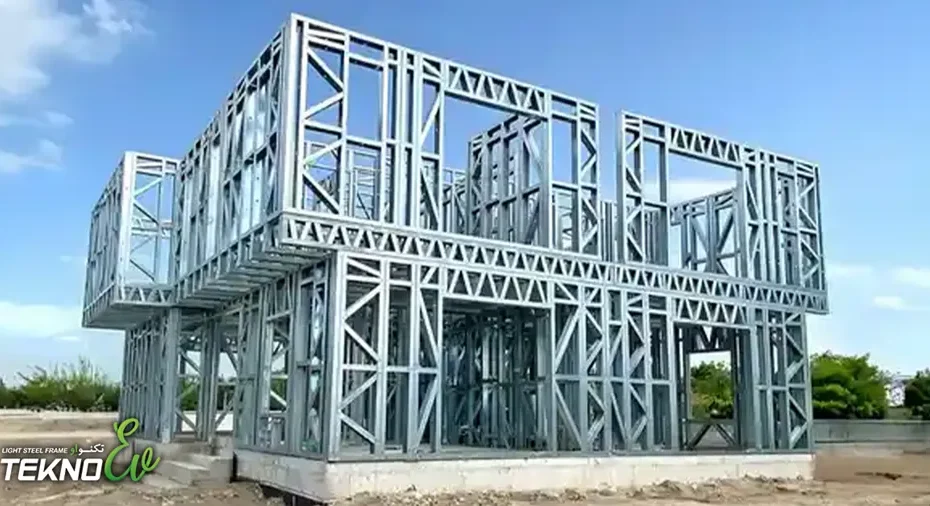 سازه ال اس اف در حال اجراء